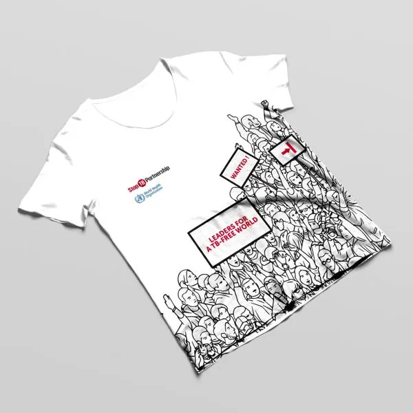 World TB Day, T-shirt blanc